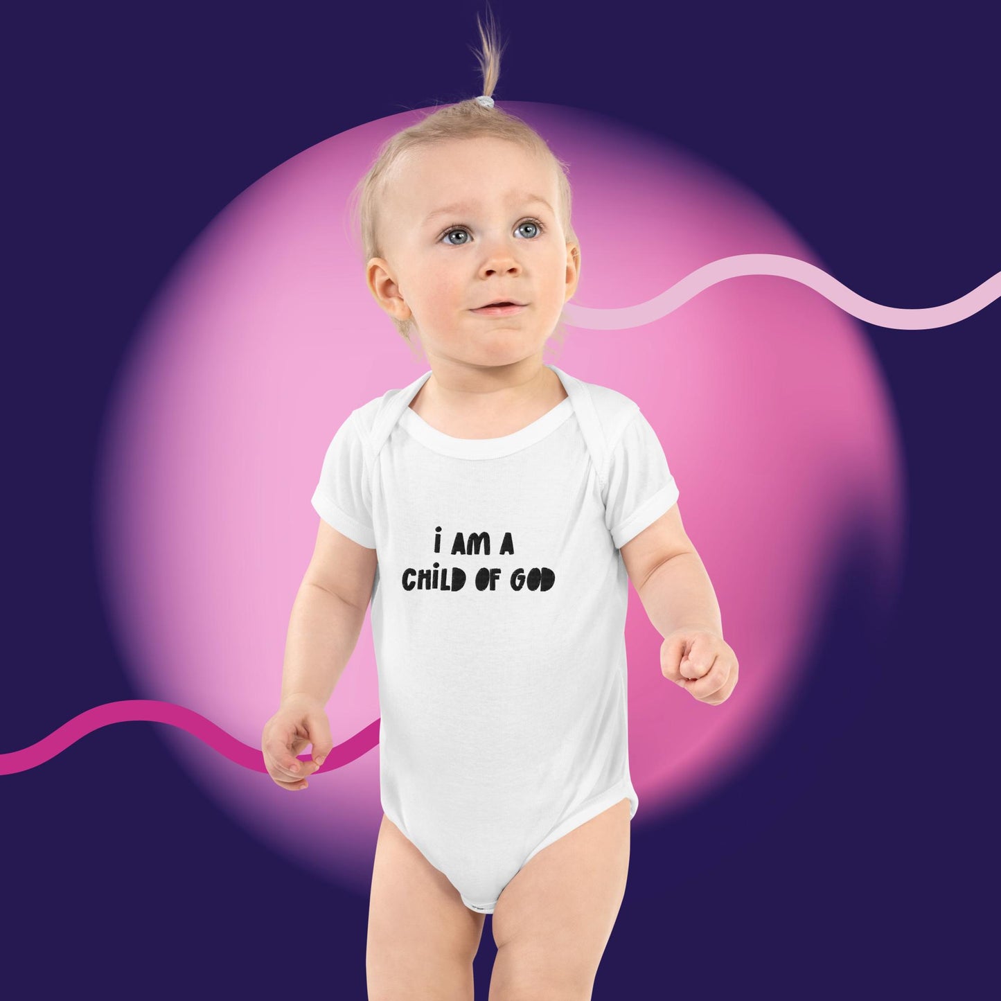 I AM A CHILD OF GOD Bodysuit