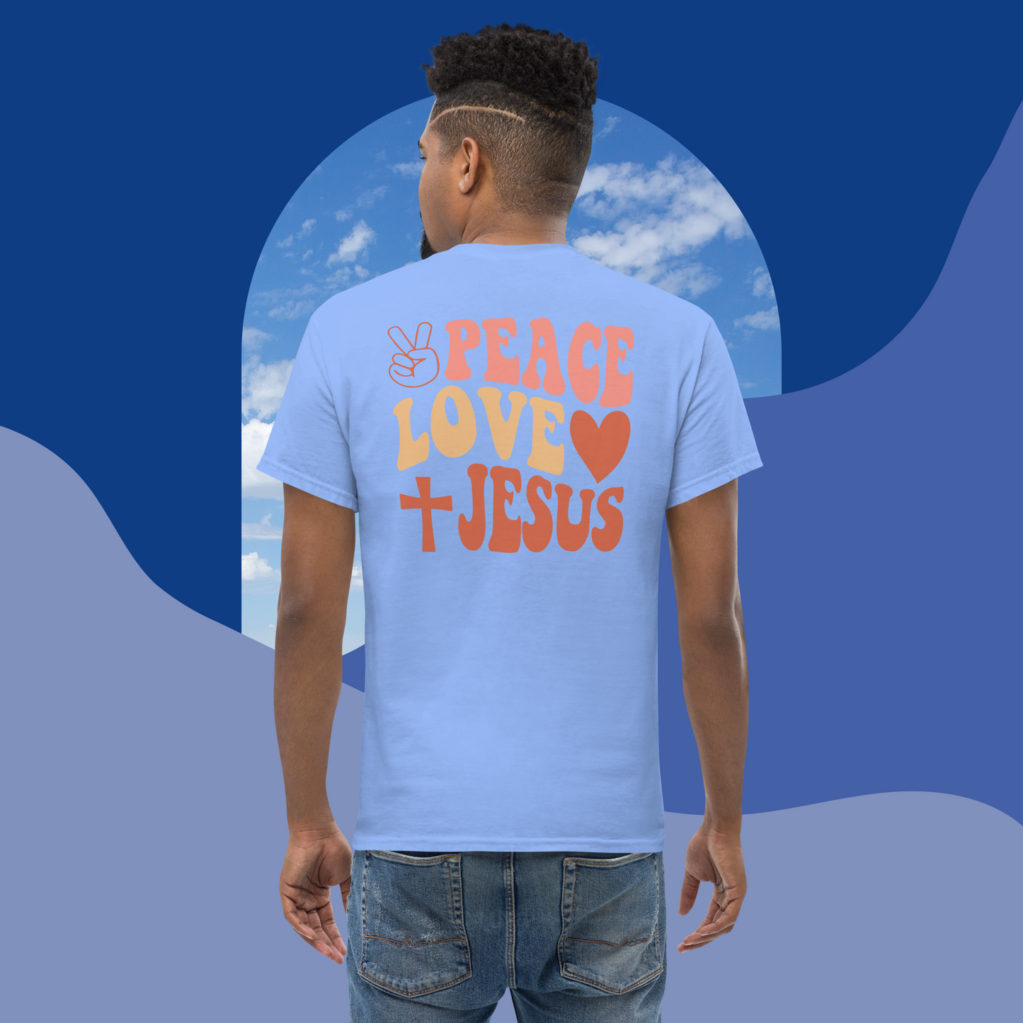 Peace Love Jesus classic tee