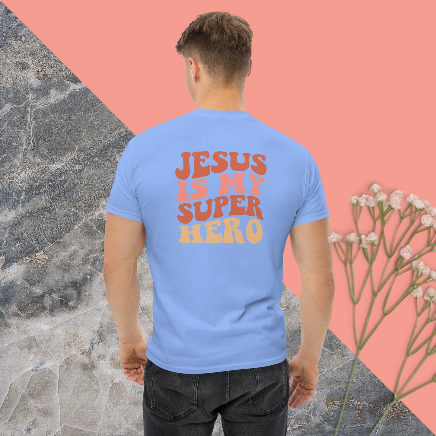Jesus Is My Superhero classic tee