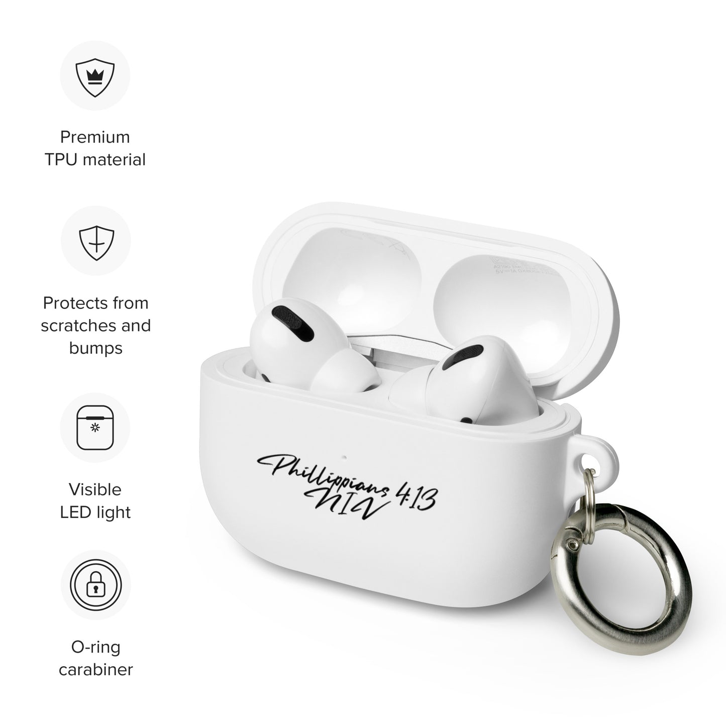 Philippians 4:13 NIV AirPods case