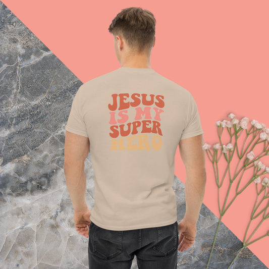 Jesus Is My Superhero classic tee